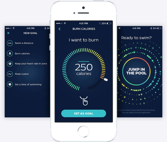 TrainingGuide™で水泳目標を設定